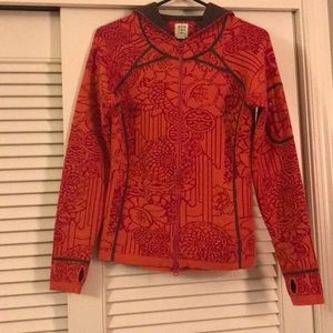 Title Nine Patterned Sweater Hoodie